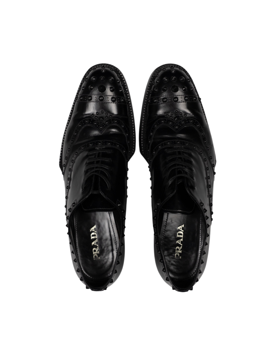 FW09 Studded Leather Spike Derbys