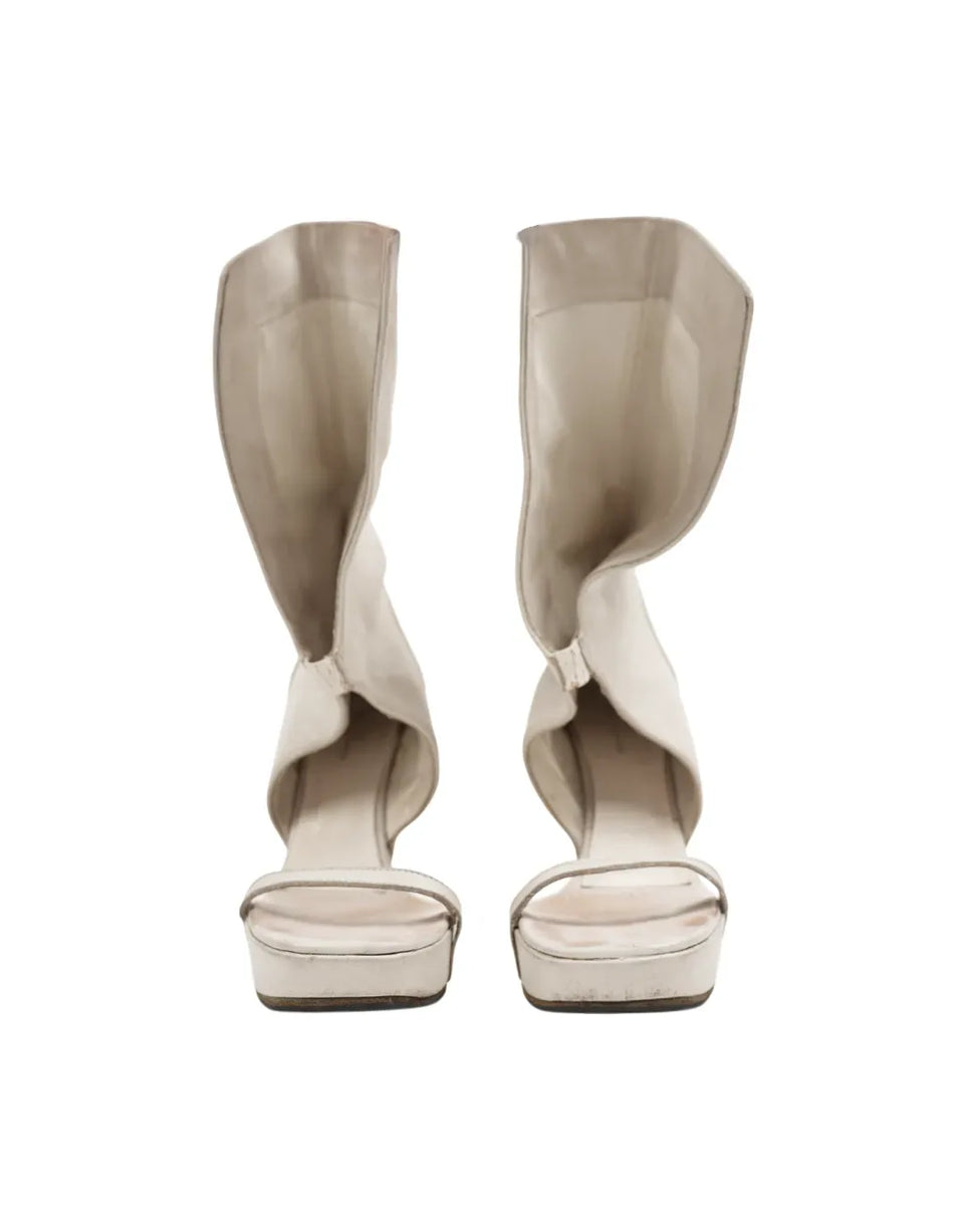 Rick Owens Open Toe Wedge SH1074526