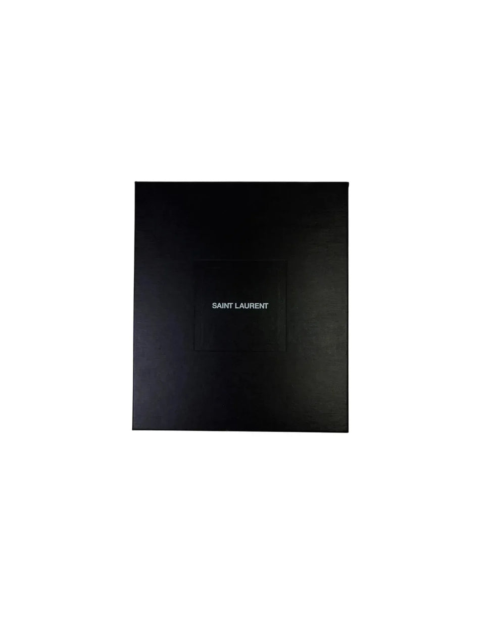 Saint Laurent Army 20 Laced Up Boot Black SH1076426 · made in Italy