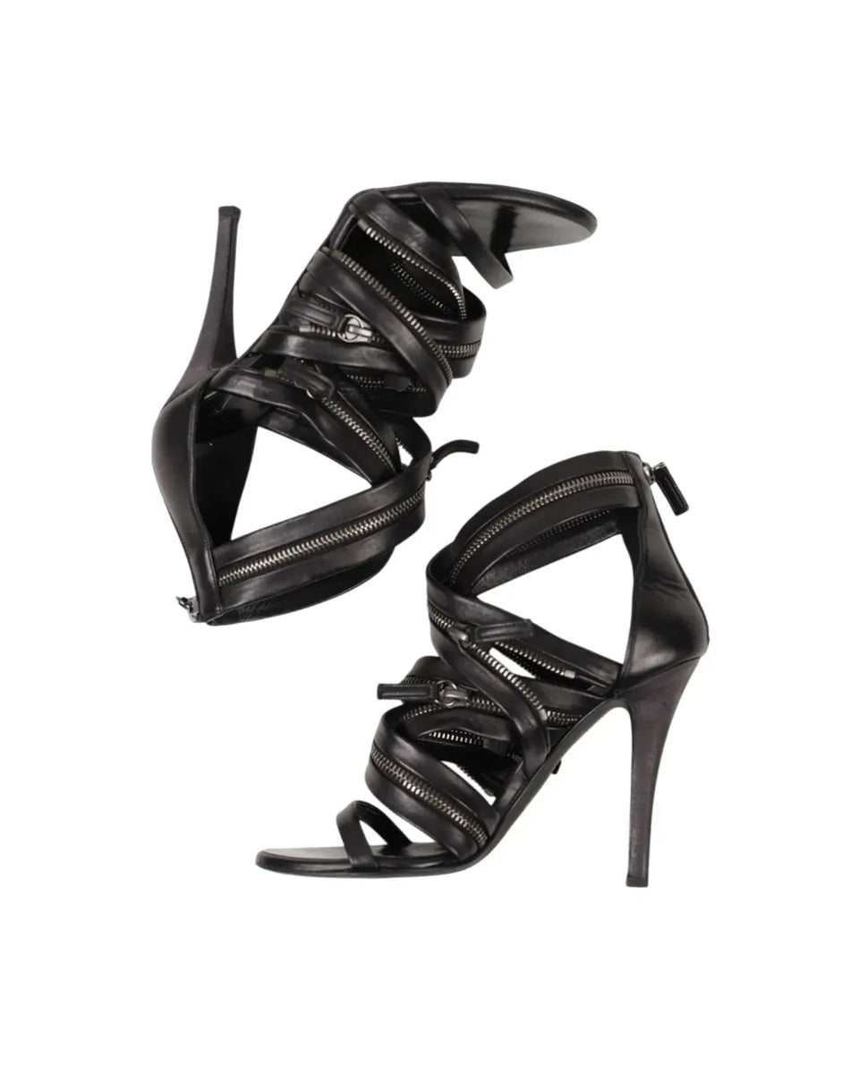 Balmain By Giuseppe Zanotti Zipper Heels SH1077326 · front