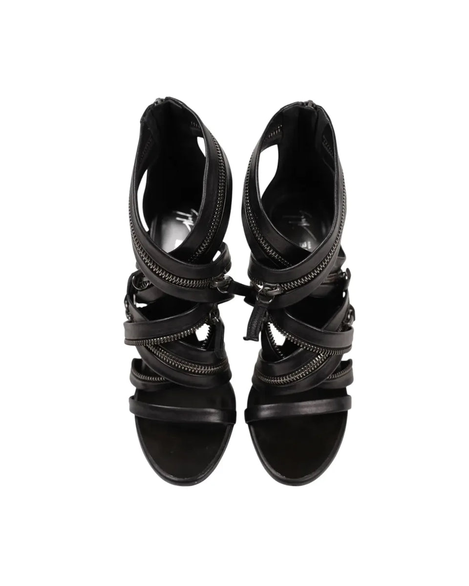 Balmain By Giuseppe Zanotti Zipper Heels SH1077326 · side
