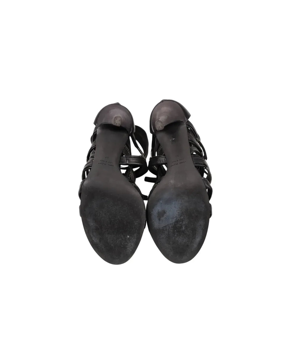 Balmain By Giuseppe Zanotti Zipper Heels SH1077326 · side