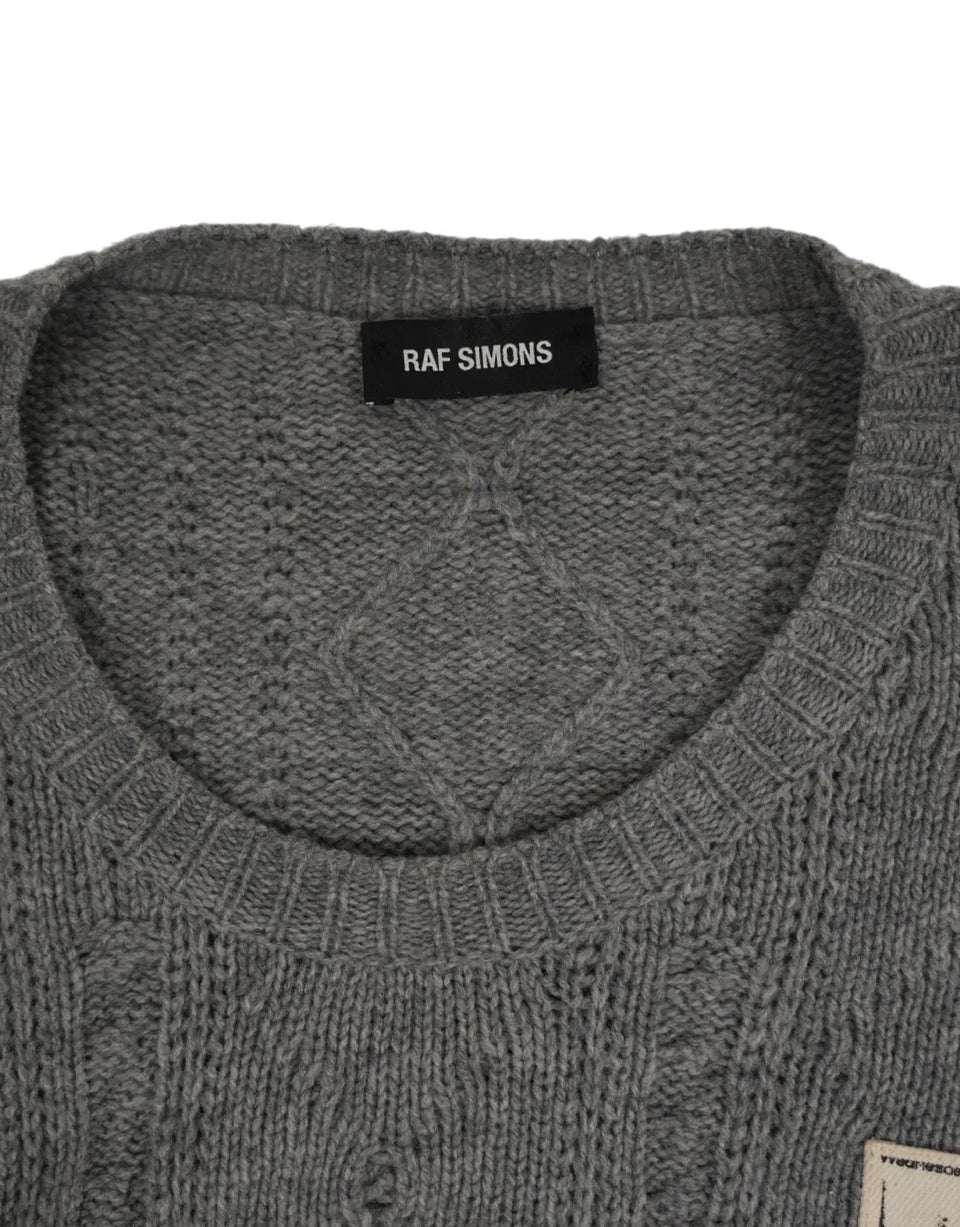 Raf Simons SS20 SS20 Oversized Patch Sweater SW1074126