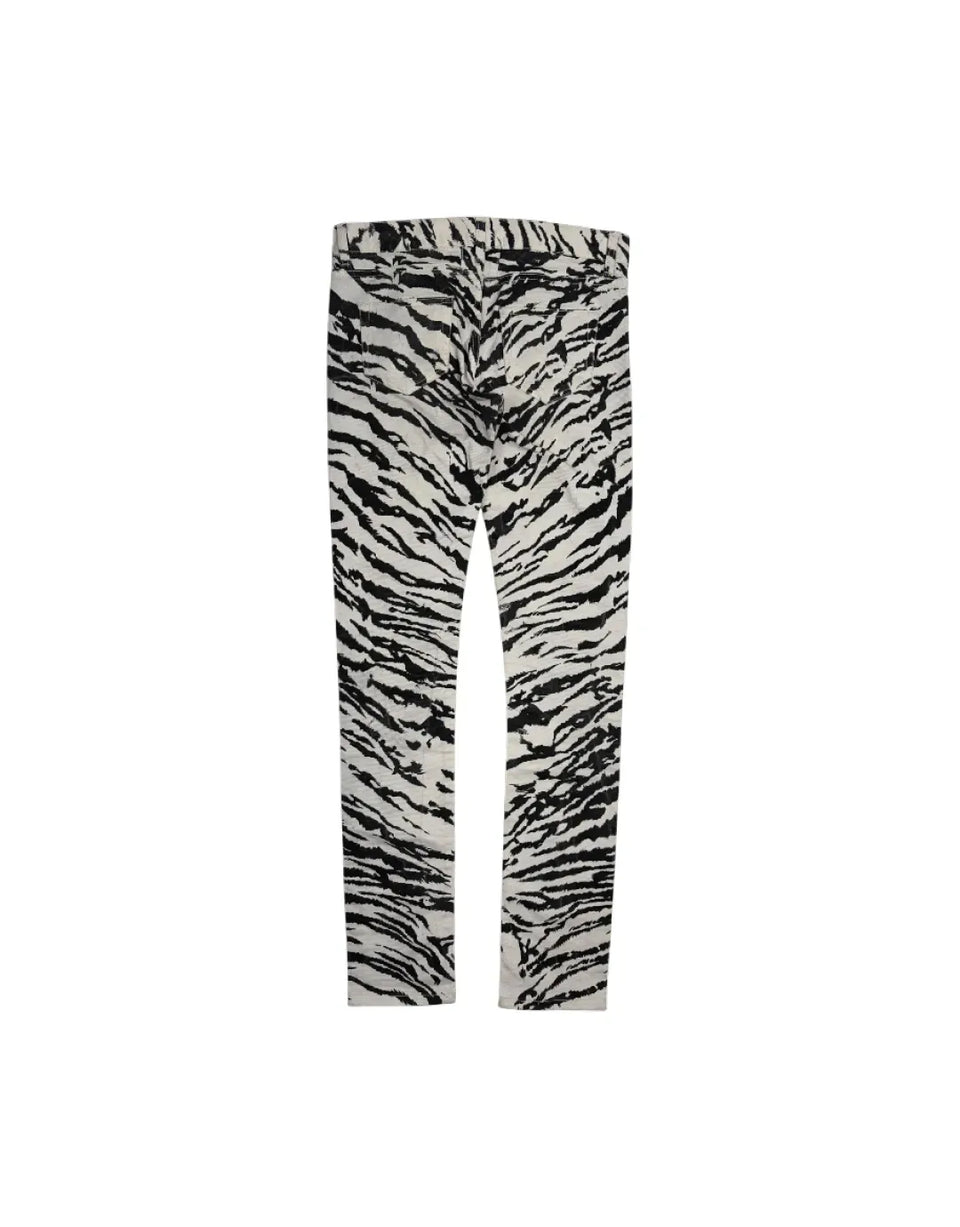 Saint Laurent SS14 SS14 D01 Zebra Denim TO1074626