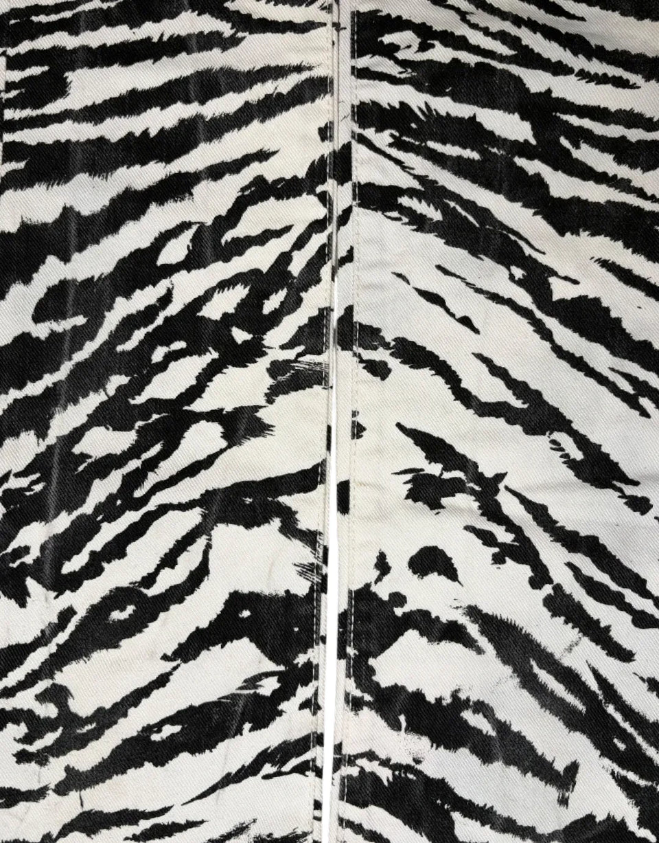 Saint Laurent SS14 SS14 D01 Zebra Denim TO1074626