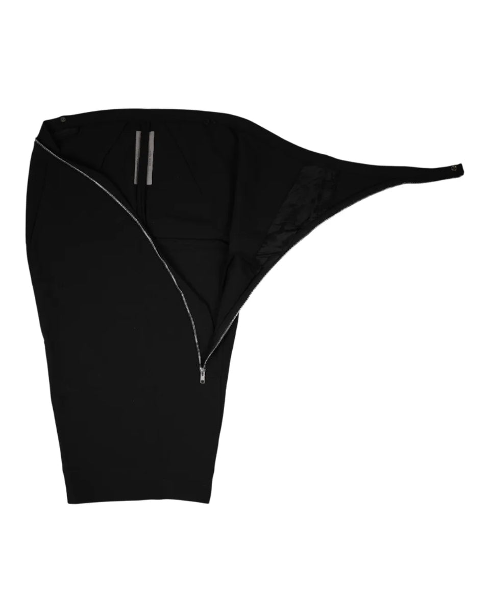 Rick Owens FW14 Moody Air Cut Skirt Black TO1075326 · front