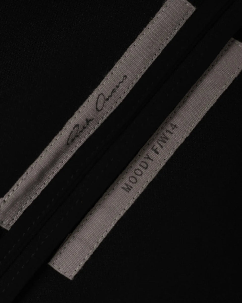 Rick Owens FW14 Moody Air Cut Skirt Black TO1075326 · care label