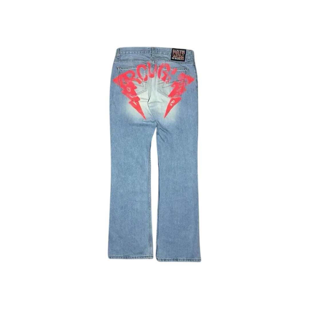 Rough Denim Jeans W.&L.T