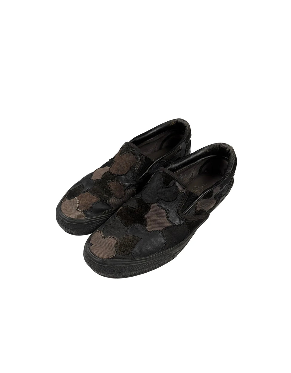 AW03 Crying Heart Patchwork Slip On Sneaker Number (N)ine