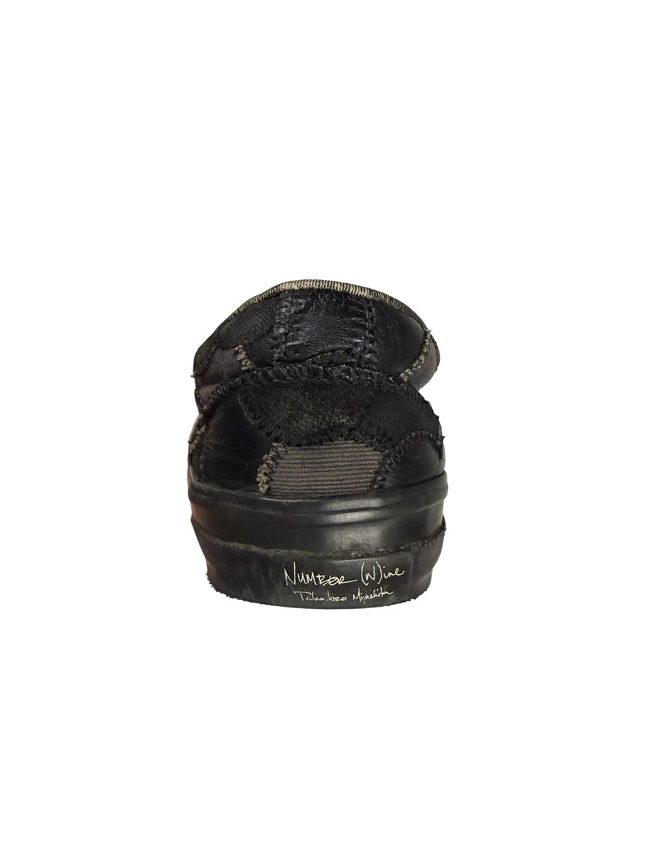 AW03 Crying Heart Patchwork Slip On Sneaker Number (N)ine