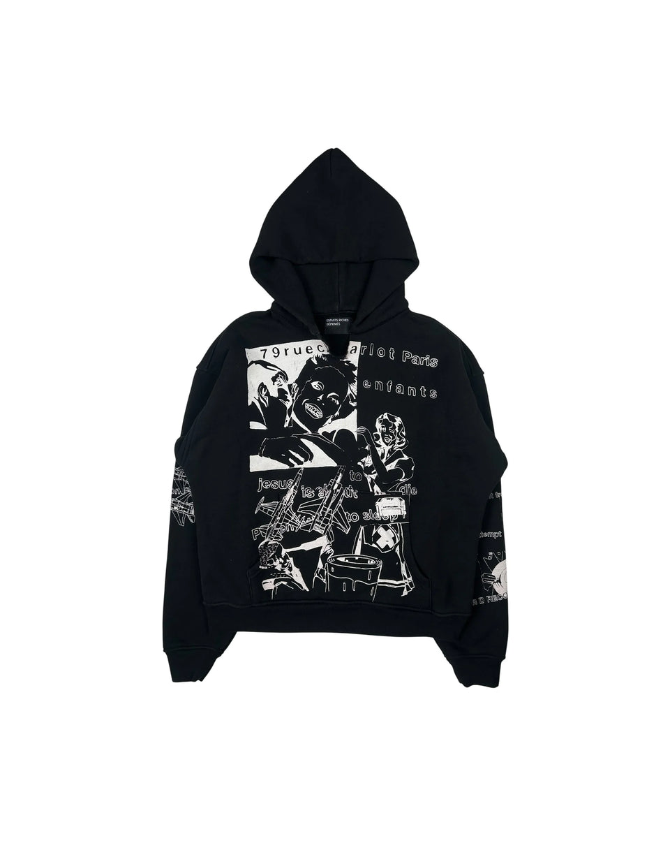 AW21 Absence That Dominates Hoodie Black Enfants Riches Déprimés