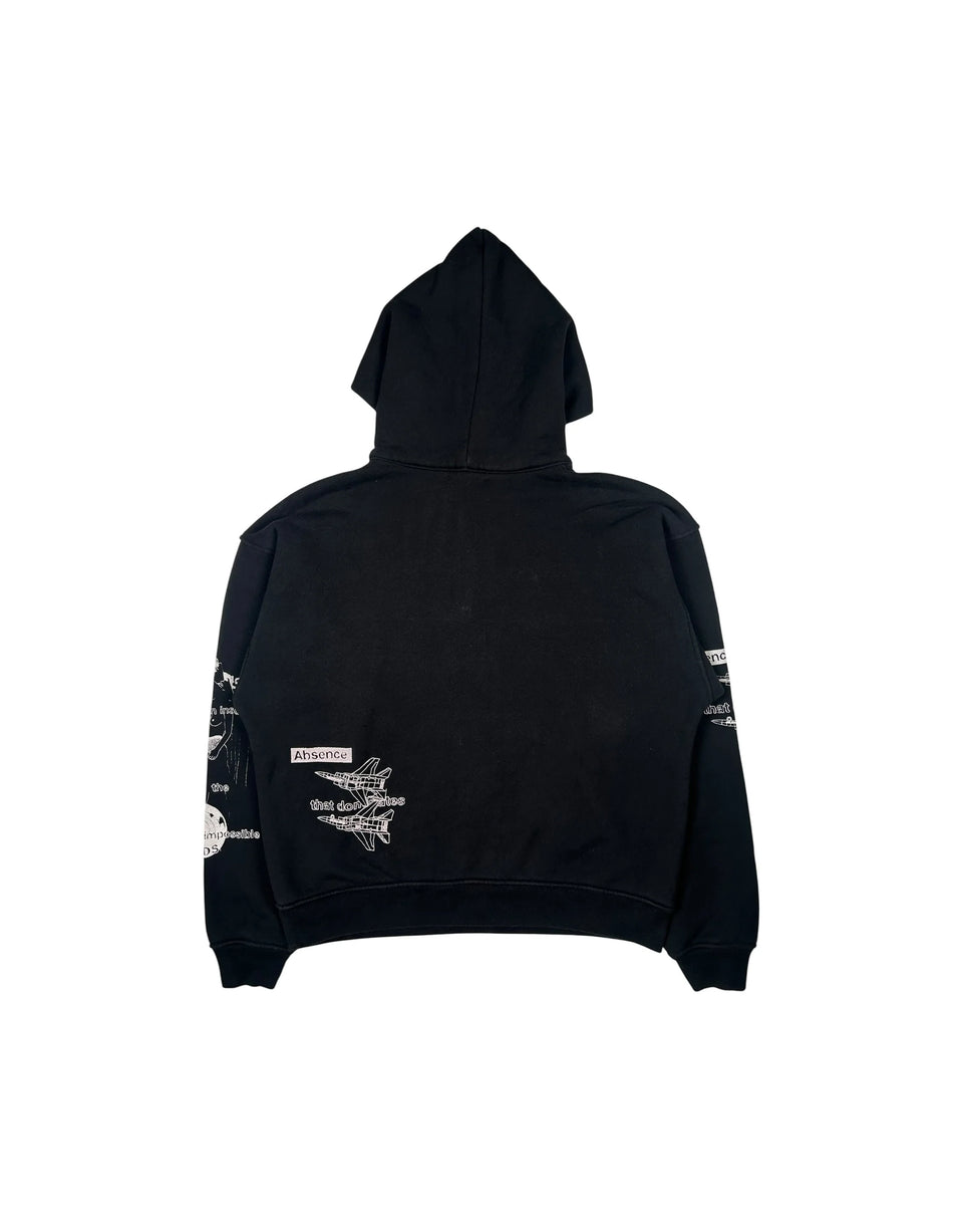 AW21 Absence That Dominates Hoodie Black Enfants Riches Déprimés