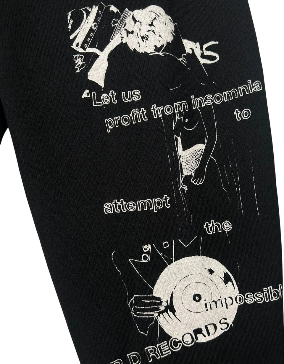 AW21 Absence That Dominates Hoodie Black Enfants Riches Déprimés