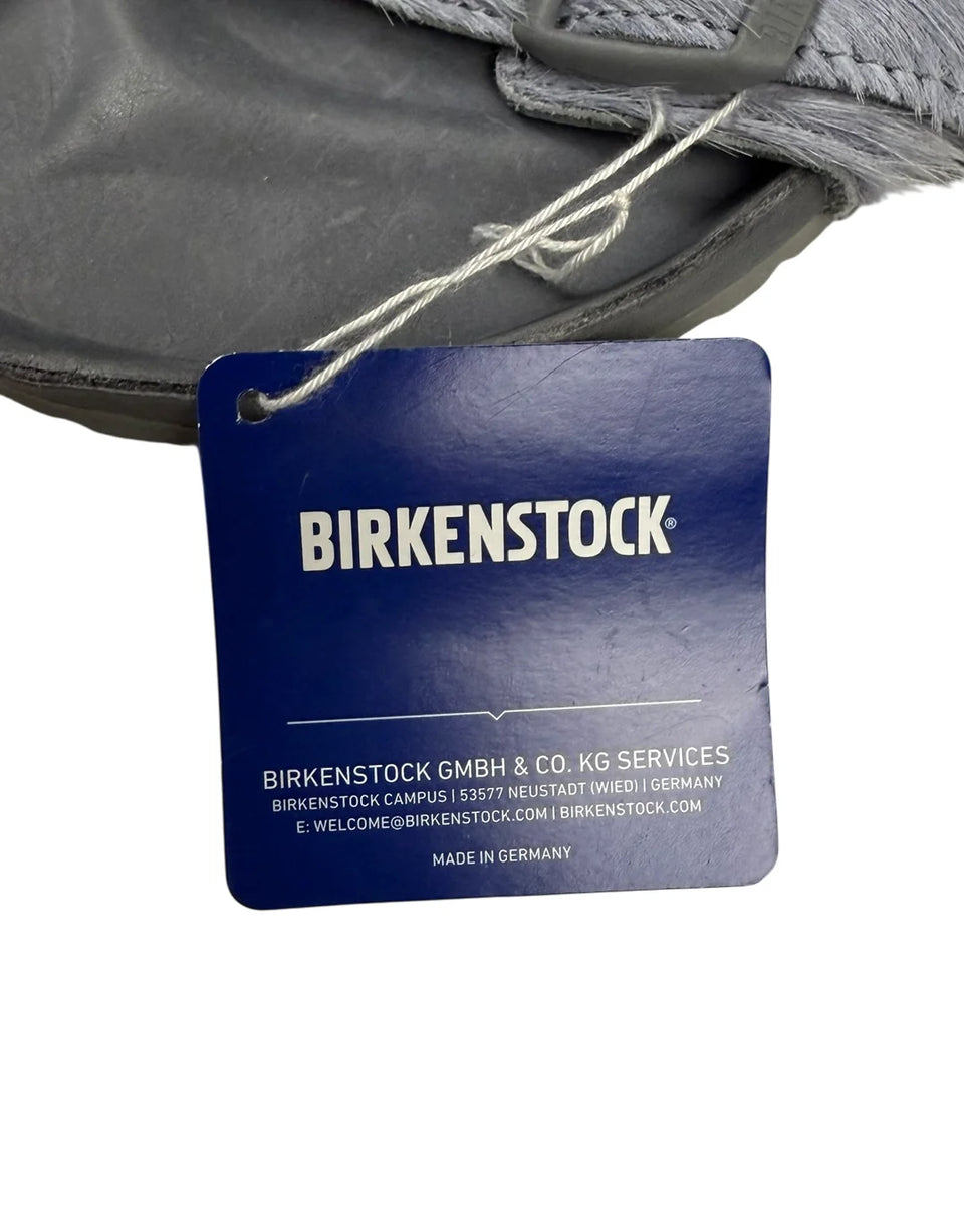 Fur Sandals Grey Rick Owens X Birkenstock