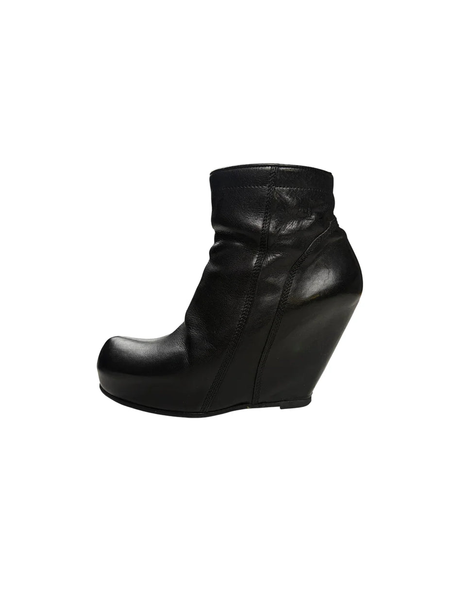 FW11 Limo Wedge Ankle Boots Rick Owens