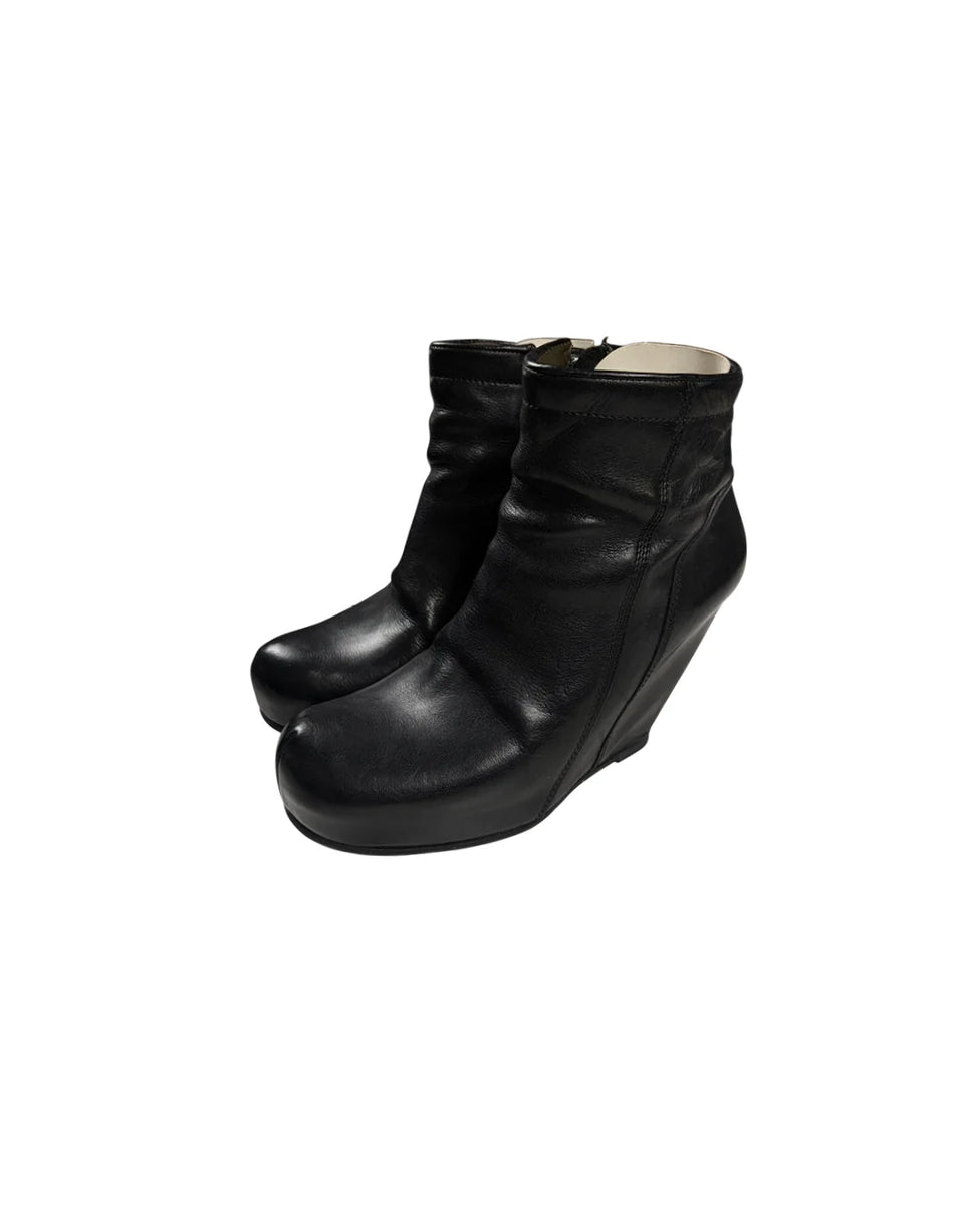 FW11 Limo Wedge Ankle Boots Rick Owens