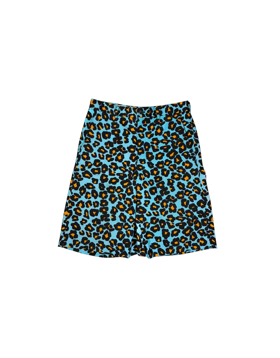 FW20 Leopard Print Shorts Comme Des Garçons Homme Plus
