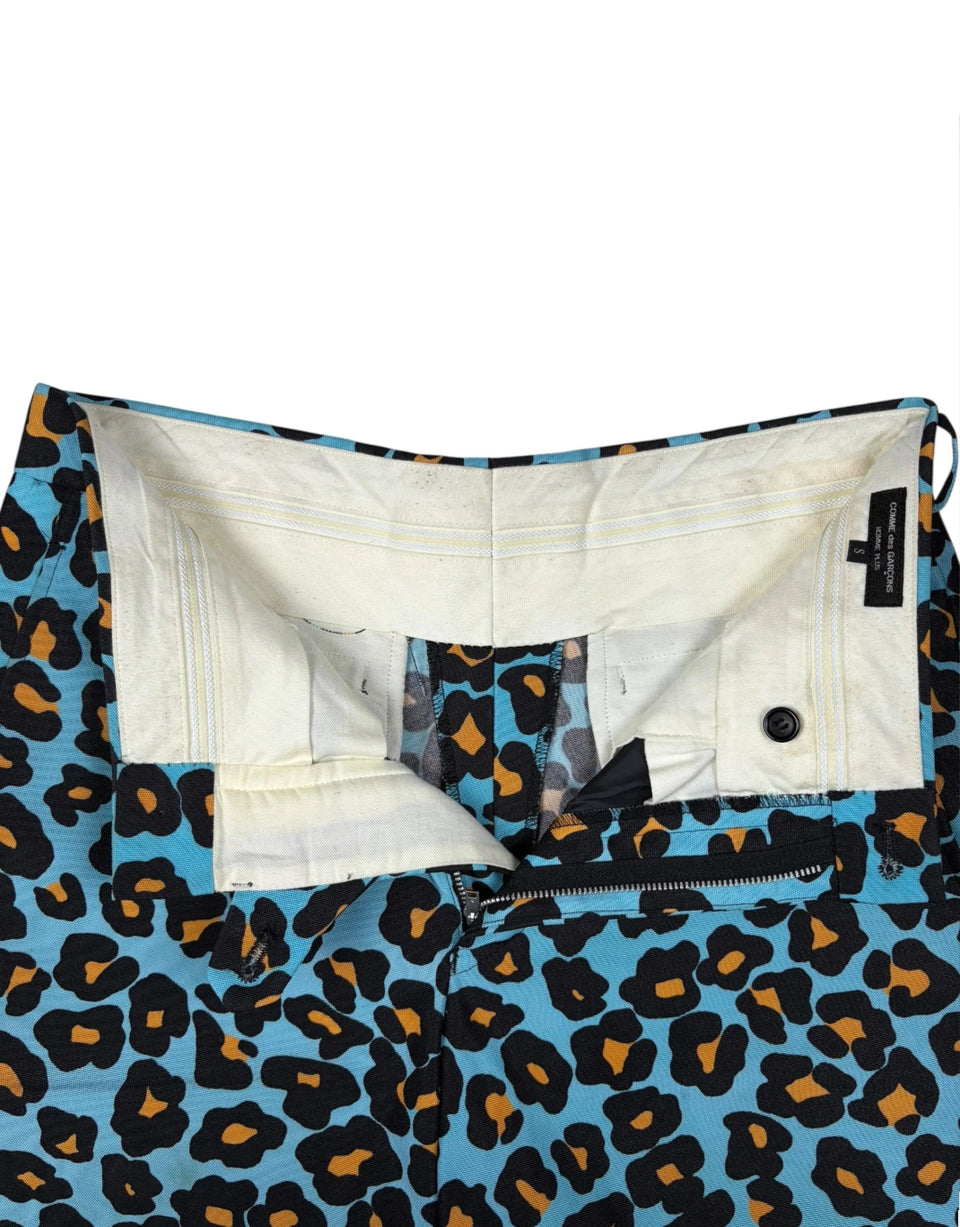 FW20 Leopard Print Shorts Comme Des Garçons Homme Plus