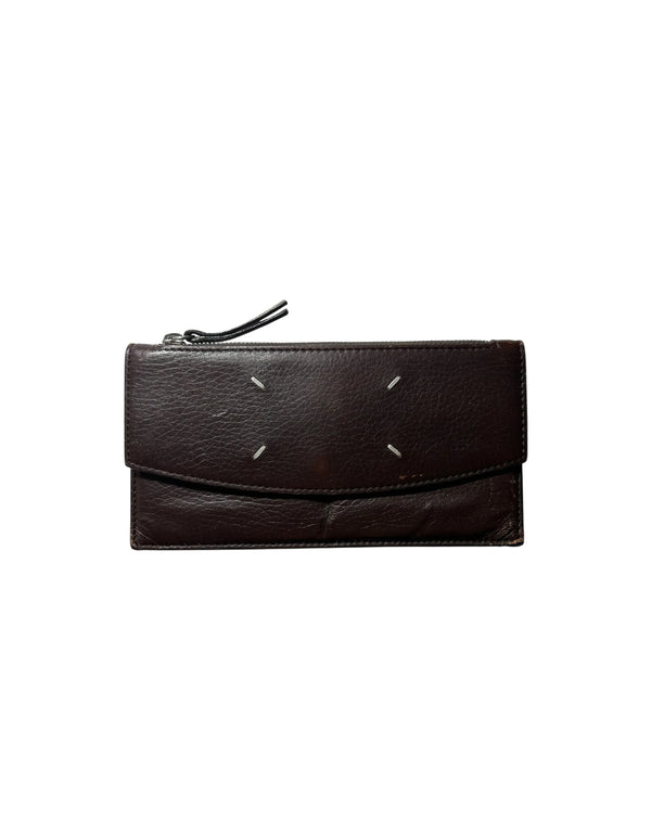 Long Wallet Brown 4 Stitch Maison Margiela