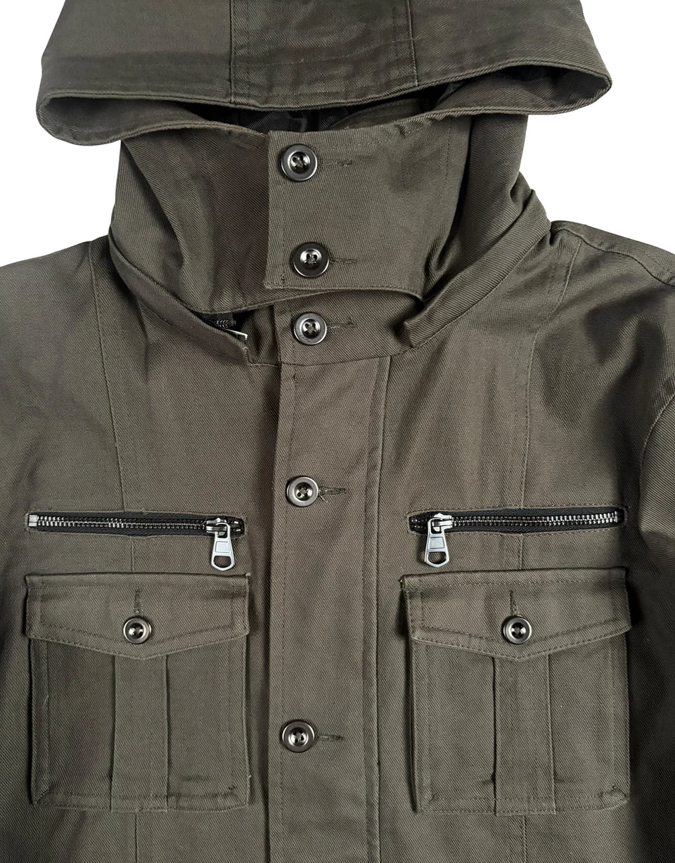 Military Field Jacket In The Attic