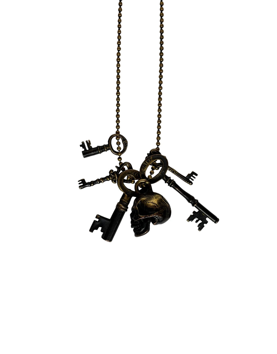 Number (N)ine SS06 Skull & Key Necklace - Product Image