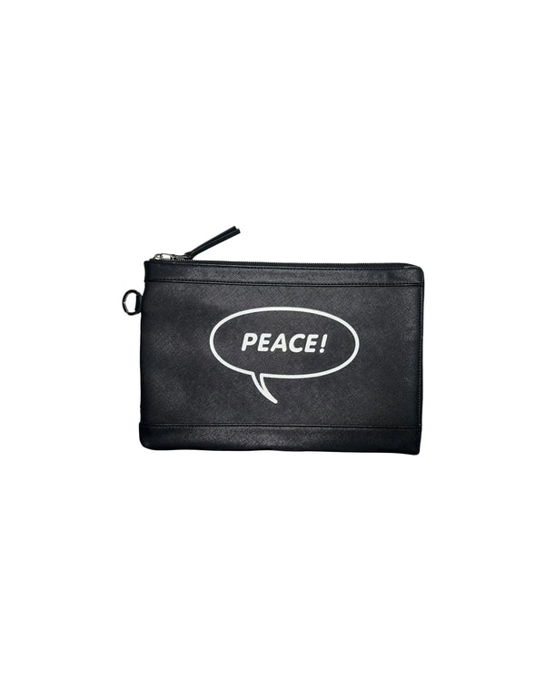 Peace! Clutch/Laptop Bag Number (N)ine