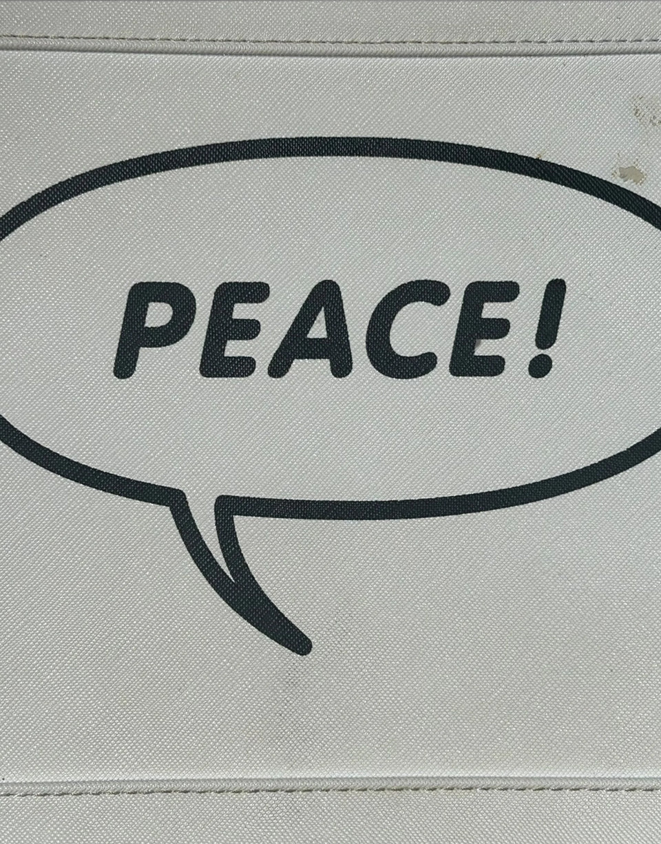 Peace! Clutch/Laptop Bag Number (N)ine