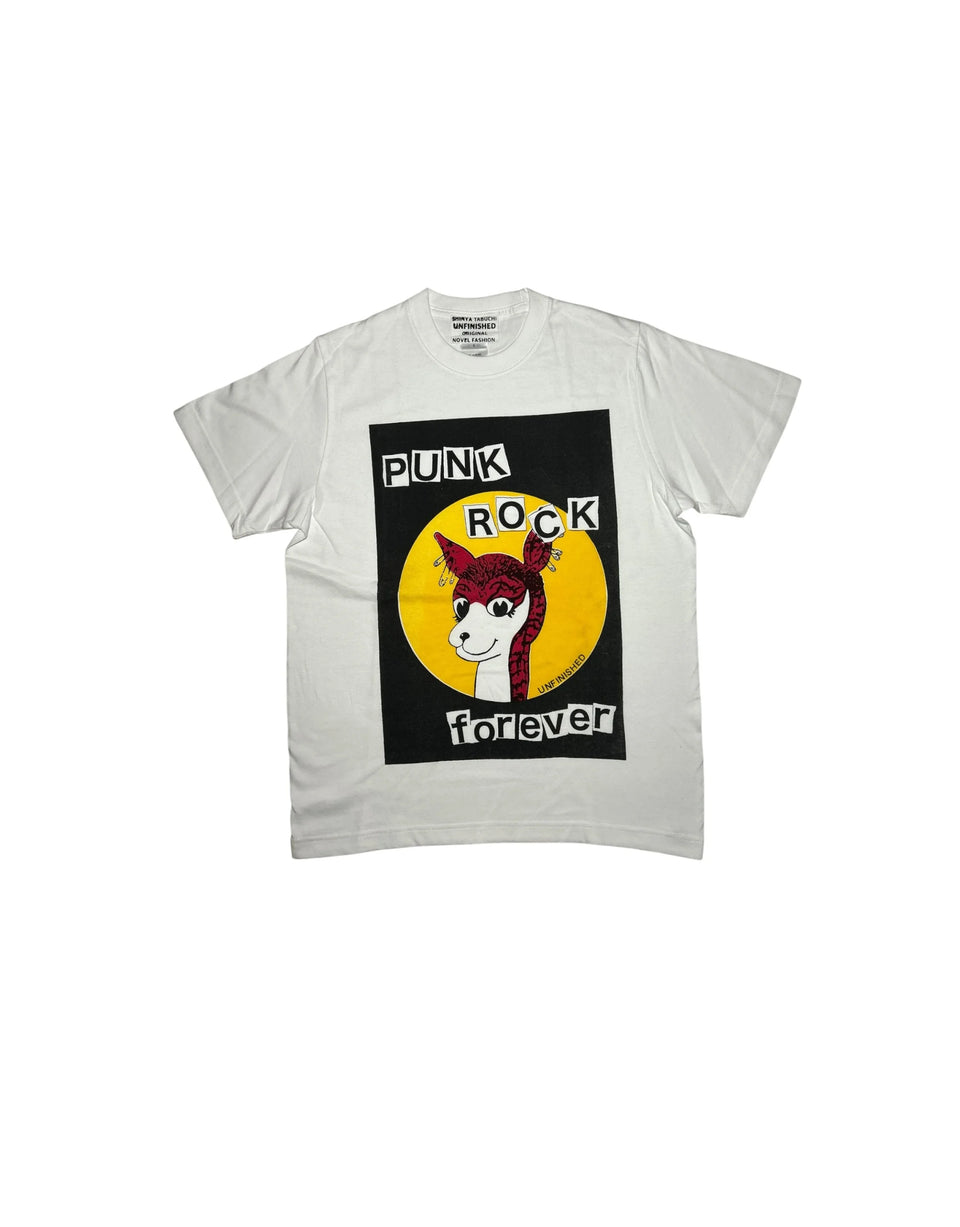 Pierced Lama Shirt White UNFINISHED By666