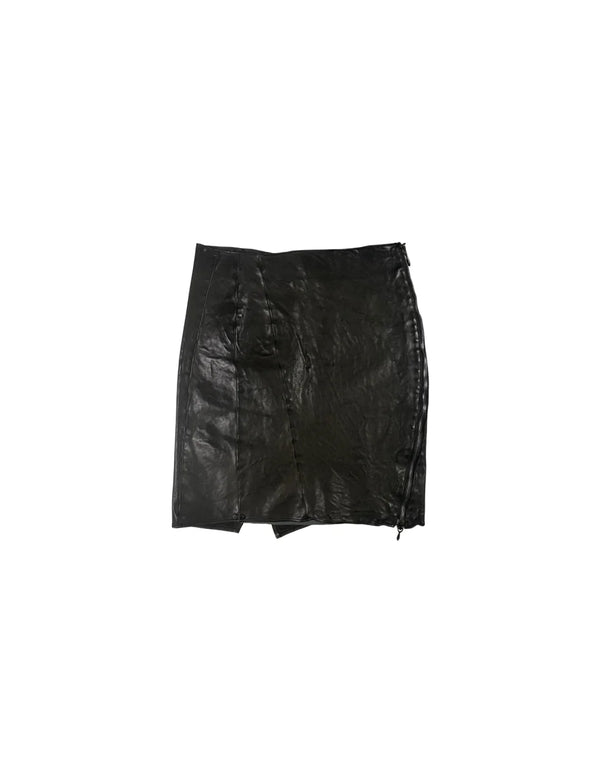 Sample Leather Wrap Skirt Incarnation
