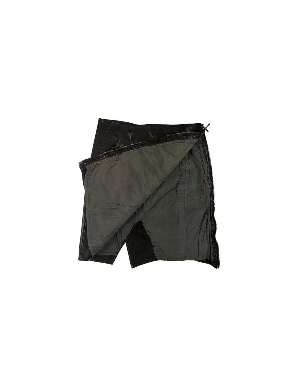 Sample Leather Wrap Skirt Incarnation