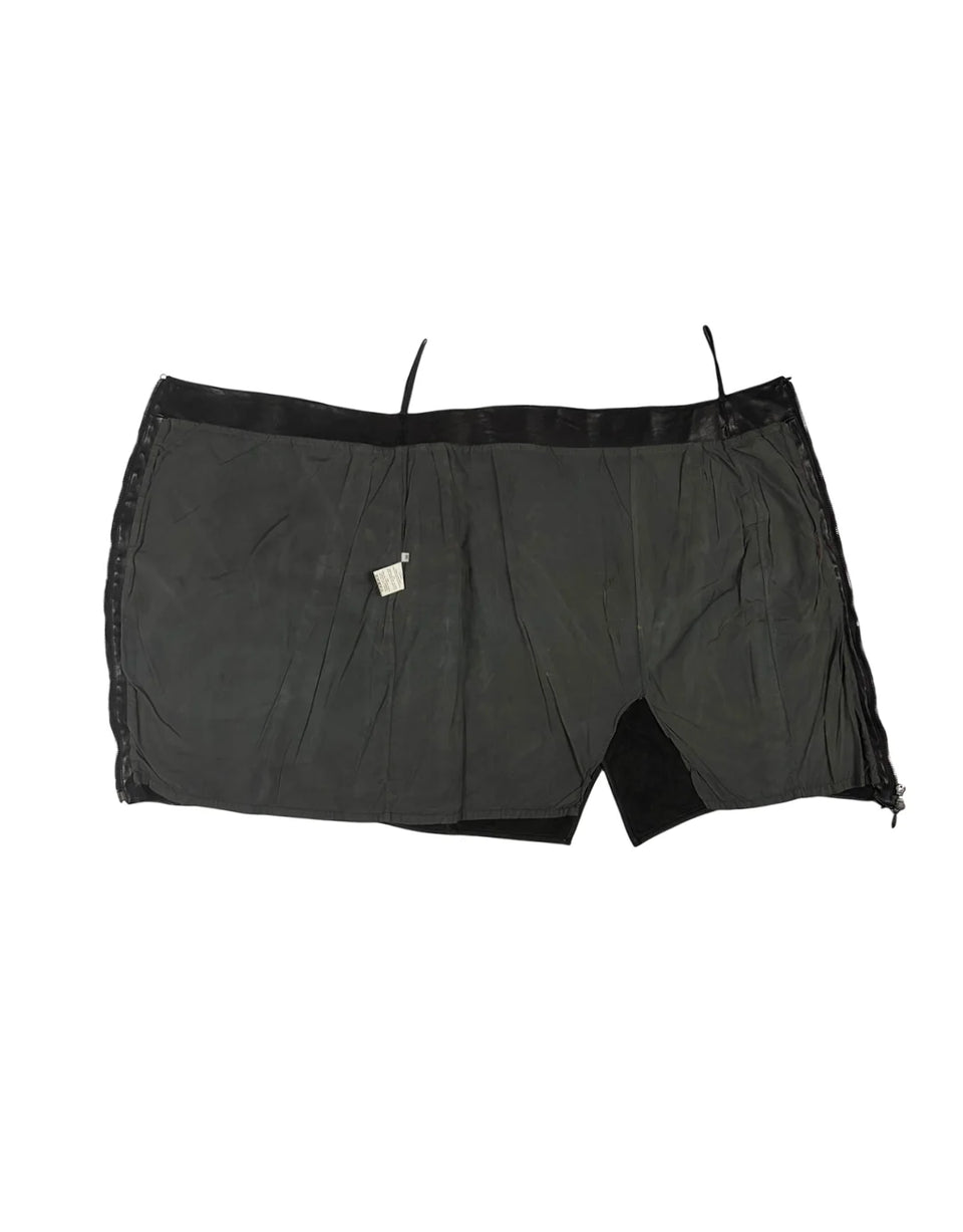 Sample Leather Wrap Skirt Incarnation
