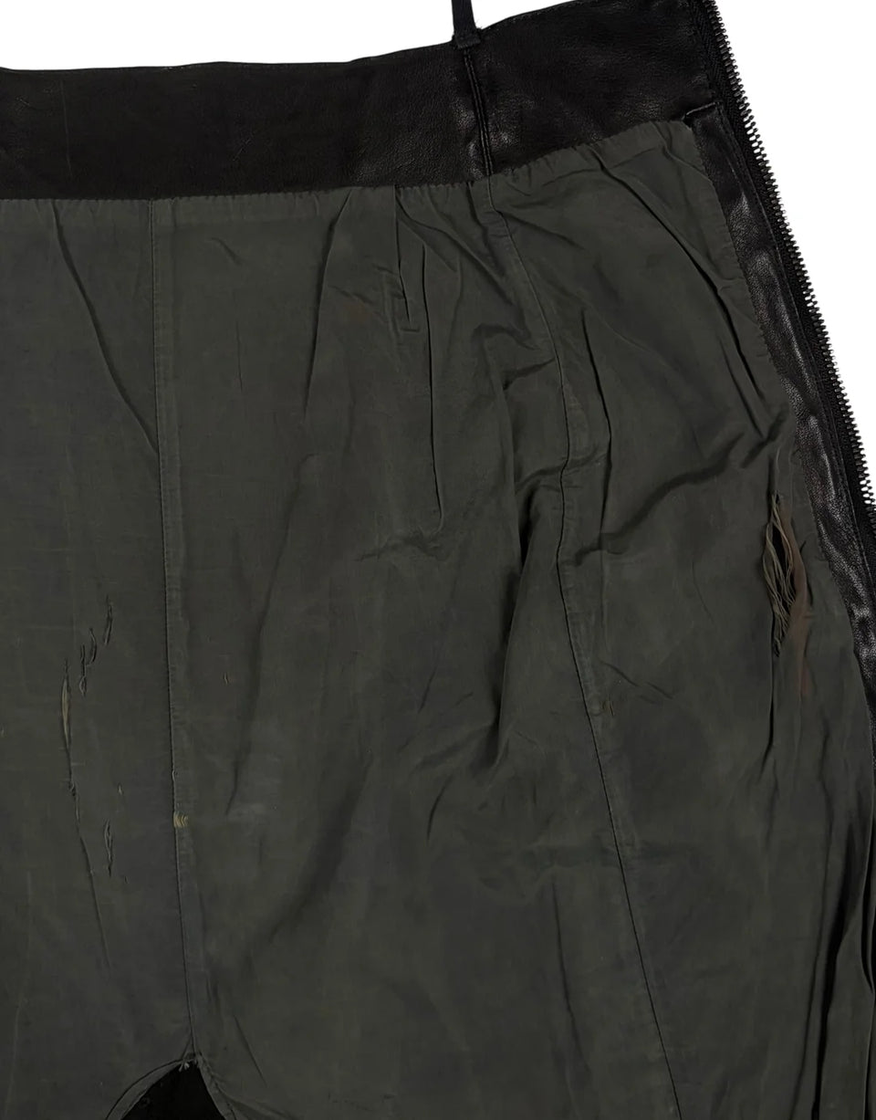 Sample Leather Wrap Skirt Incarnation