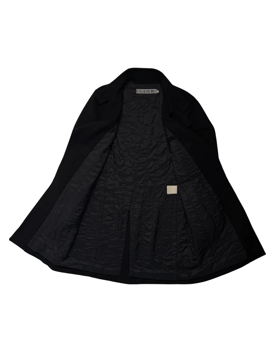 Zip Pin Wool Coat - Product Image