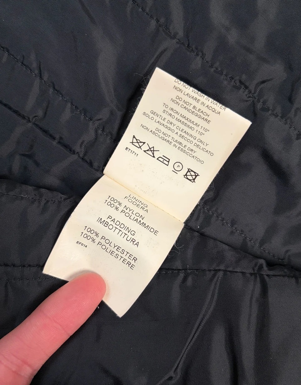 Zip Pin Wool Coat - Product Image